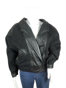 80's leather jacket style