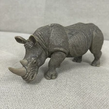 Safari Ltd 2010 White Rhino Toy Figure Rhinoceros Wildlife Animal