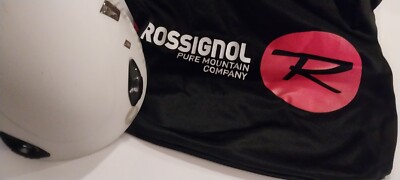 Rossignol Ski Helmet M 58cm EN-1077 alpine Toxic 520g Grey chex design Ear muffs