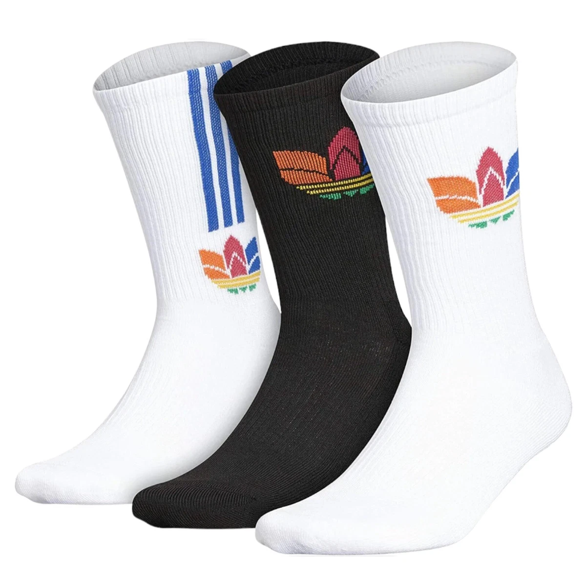 Adidas trefoil hotsell socks mens