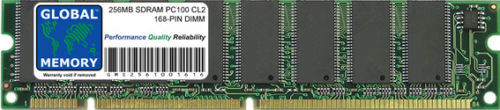 256MB PC100 100 MHz 168-PIN SDRAM DIMM SPEICHER RAM FÜR DESKTOPS/PCs/MOTHERBOARDS - Bild 1 von 1