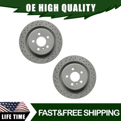Rear Brake Disc Rotors For 2012 2013 2014 2015 Mercedes-Benz ML550