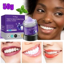 Teeth mineral powder, Tooth Restoration Mineral Powder, Teeth Whitening Cleaning