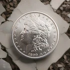 1890-O $1 Morgan Silver Dollar AU