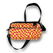 SP Silicon Power Retro Checkerboard Cross Body Unisex Purse