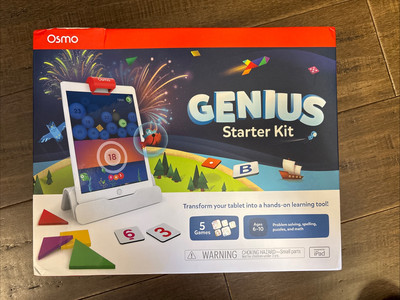 *NEW* Osmo Genius Starter Kit for iPad 5 Games Educational Ages 6-10 New Sealed