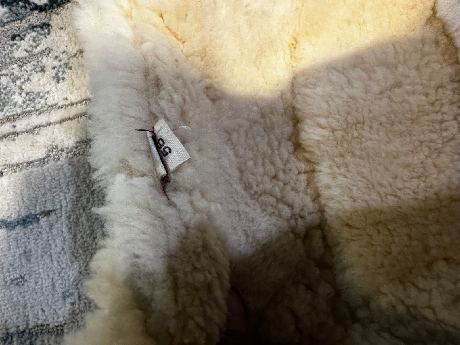 Vintage Shearling Patchwork Vest Brown Suede Leat… - image 14