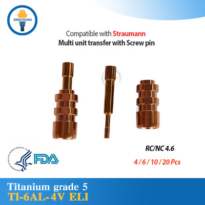 Multi unit Pick-Up transfer MU impression coping open tray for Straumann RC/NC