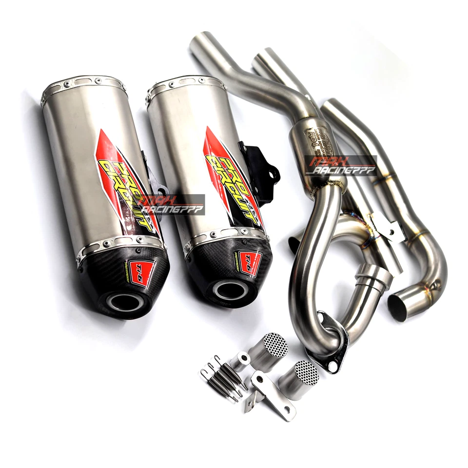 FULL SYSTEM DUAL EXHAUST FOR HONDA CRF300L RALLY 2020-2024 - Image 2 of 4