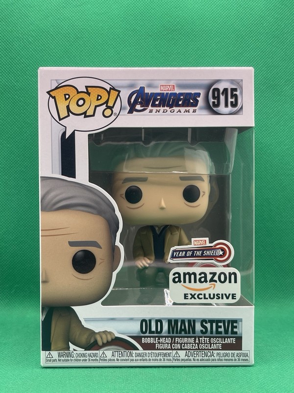 Funko Pop! Marvel-Avengers End Game-Old Man Steve-Amazon Exclusive-Sold Out -