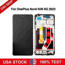 For OnePlus Nord N30 5G 2023 CPH2515 Display LCD Touch Screen Digitizer Frame