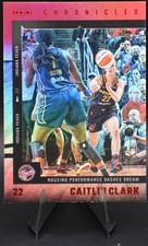 2025 Panini Caitlin Clark Chronicle Red Holo #38 & BASE CARD - Indiana Fever