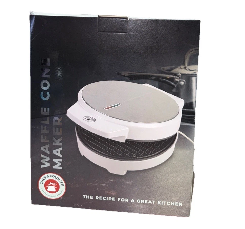 Chef’s Choice International Waffle Cone Express 838 WAFFLE CONE MAKER Tested EUC