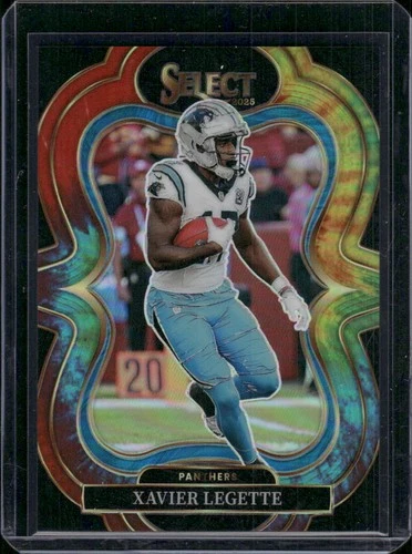 2025 Panini Select Football Tie-Dye Xavier Legette #343