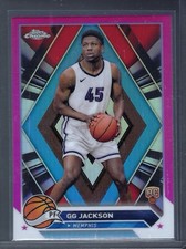 2023-24 Topps Chrome GG Jackson #54 Pink Refractor RC Rookie Memphis Grizzlies