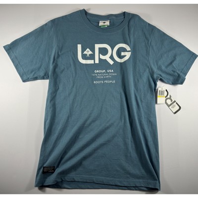 LRG Shirt Men's Medium Teal Roots People SS Graphic Tee New NWT