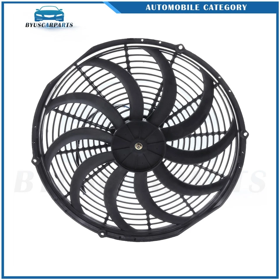 Ventilador condensador radiador universal de 16 pulgadas para Chrysler 300 2005-2015 Foto 3 de 4