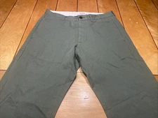 TODD SNYDER Men’s Japanese Selvedge Chino Olive 30x30 Button Up Fly