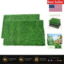 Artificial Grass Pee Pads 18x28in, Set of 2 - Ideal for Potty Training Puppies