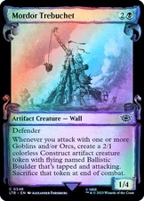 MTG SILVER FOIL Mordor Trebuchet Showcase - The Lord of the Rings #548