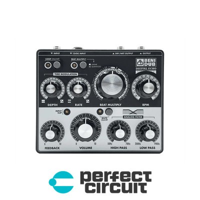 Benidub Digital Echo Desktop Delay Pedal EFFECTS - NEW - PERFECT CIRCUIT