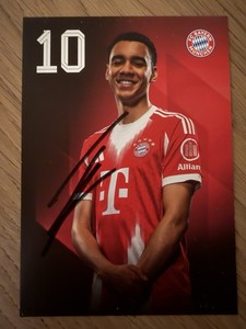 Carte Postale Autographe Signée - Jamal Musiala - DFB Bayern Munich Euro 2024