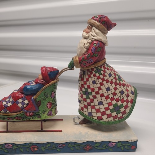 2006 JIM SHORE "A Ride with Santa" Figurine Heartwood Creek (1) - Picture 5 of 19