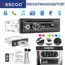 Autoradio Mit CD DVD MP3 Player USB Bluetooth FM AUX Eingang Radio Single 1 DIN