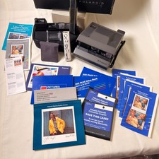 POLAROID SPECTRA SYSTEM INSTANT FILM CAMERA QUINTIC LENS 125MM W/LEATHER CASE