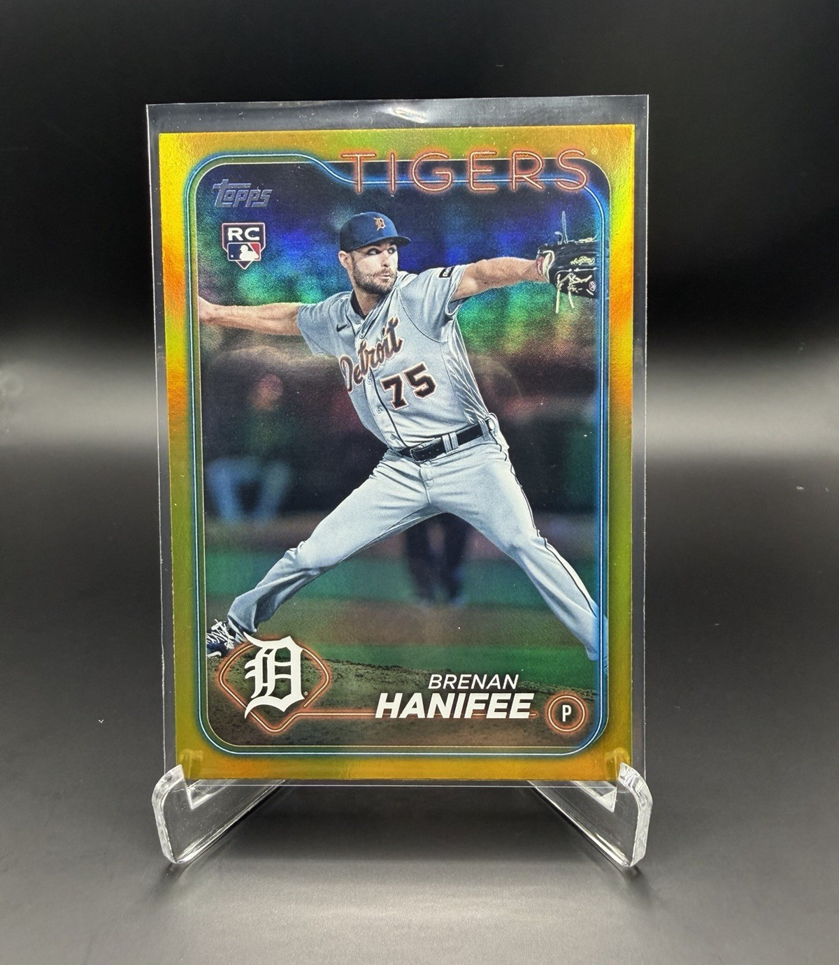 Topps 2024 Series Two #369 Brenan Hanifee Detroit Tigers RC Gold Foil