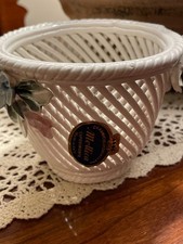 bintage mollica capodimonte woven basket