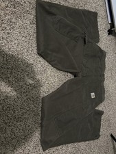 Olive Green Carhartt Loose Fit Cargo Pants 30/32. Men s Work Pants Brand New