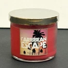 CARIBBEAN ESCAPE Candle BATH & BODY WORKS Slatkin & Co 4 oz Single Wick Jar