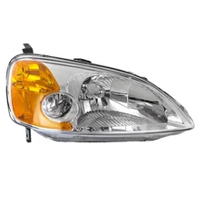 NEW PASSENGER SIDE HEADLIGHT FITS HONDA CIVIC LX COUPE 1.7L 2001-2003 HO2519102