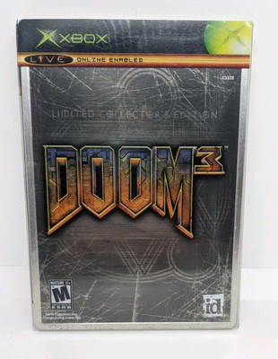Doom 3 (Microsoft XBox, 2005) Limited Collector's Edition