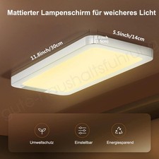 Ultradünn Wohnmobil Lampen 12V/24V Boot Wohnwagen Deckenlampe Dimmbar 20%-100%