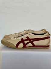 Onitsuka Tiger Mexico 66 Men  s Vintage  Cream Burgundy  Size 9.5 BRAND NEW