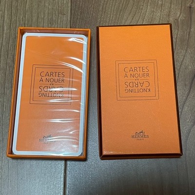 NM Hermes Scarf Knotting Cards Cartes a Nouer With Box Japan