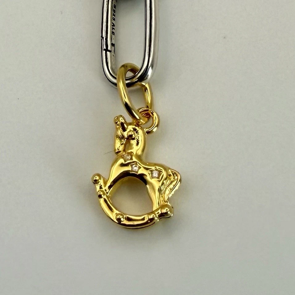 Pandora Shine Dangle Charm – Rocking Horse ALE S925 - Image 2 of 4