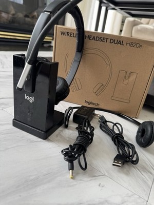 Logitech Dual H820e Black Headset