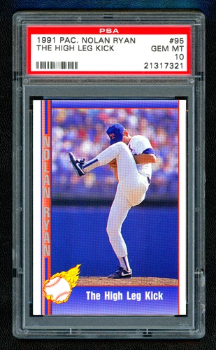 1991 PACIFIC NOLAN RYAN THE HIGH LEG KICK #95 PSA 10 GEM MINT POP 20