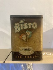 Vintage Tin Box "Ah! Bisto" - Swiss Cafe Cagliari