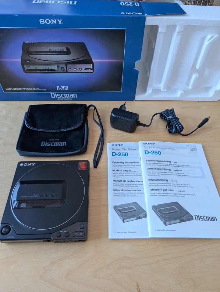 Sony D-250 Discman CD Compact Player