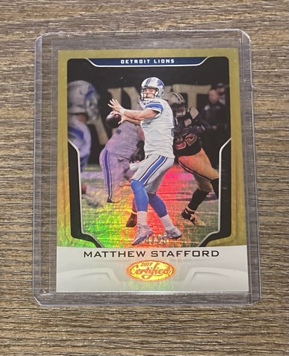 Carte à Collectionner Panini 2017 Matthew Stafford - Patch 4 Couleurs Lions / Rams - 14/25