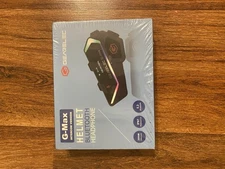 Motorcycle Helmet Intercom Headset Bluetooth 5.2 HiFi FM for 6 Riders 2000M LCD