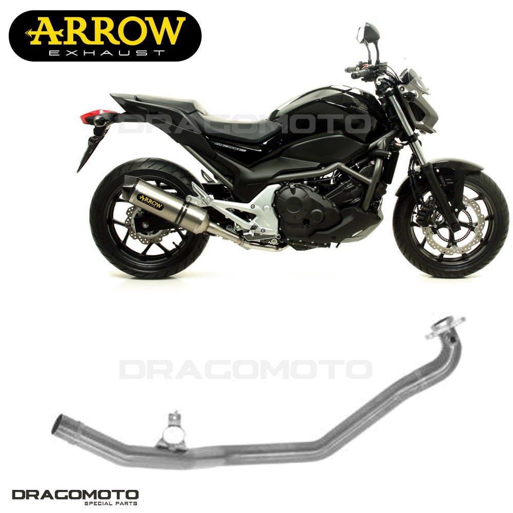 Collecteur ARROW RC ligne inox pour HONDA NC 700 X 2013