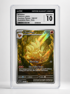 Pokemon CGC 10 GEM MINT Obsidian Flames IR #199/197 - Ninetales | eBay