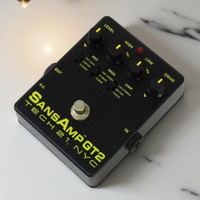 Tech21 SansAmp GT2 Verzerrung Effekpedal für Gitarre gebraucht Japan