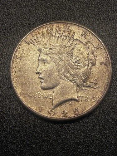 1925 Peace Dollar $1 Silver Coin Circulated Business Strike 0.9 Fineness