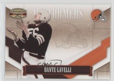 2008 Donruss Gridiron Gear Performers Silver 138/250 Dante Lavelli #P-6 HOF 0f6